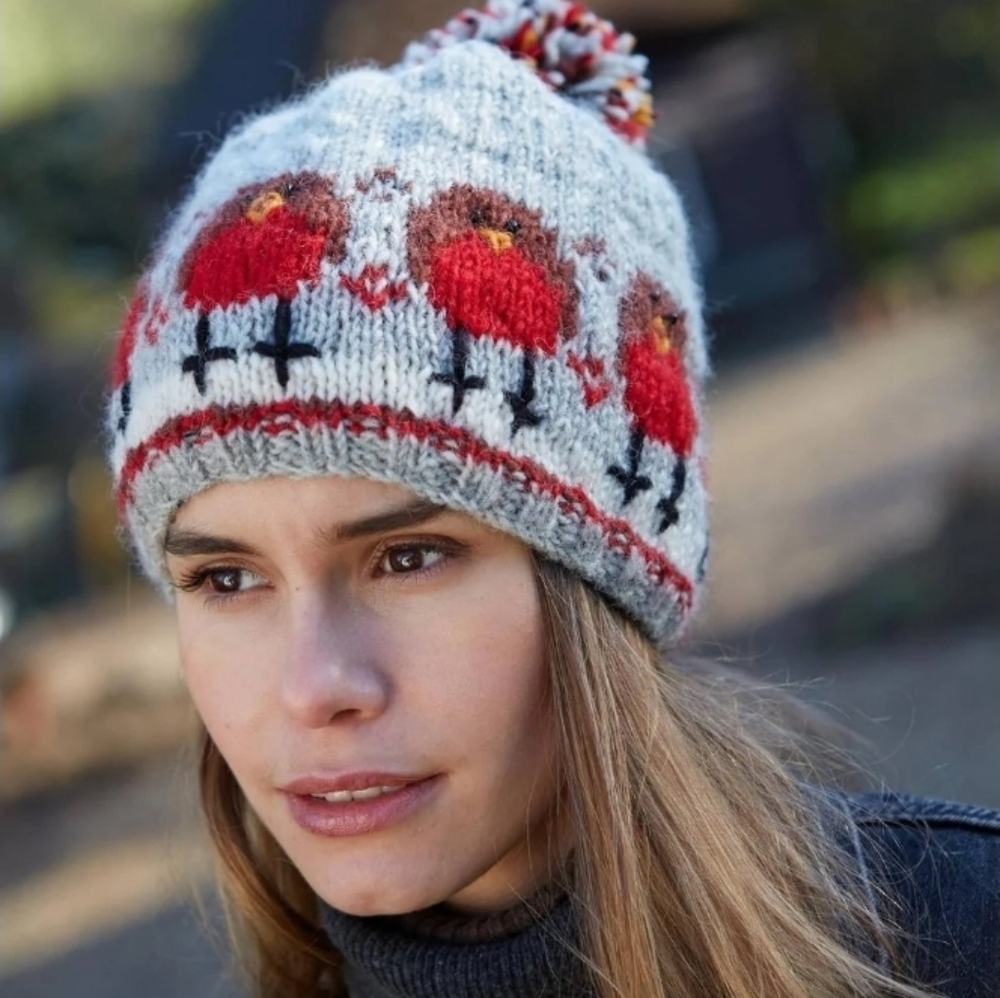 Pachamama Knit Bobble Beanie